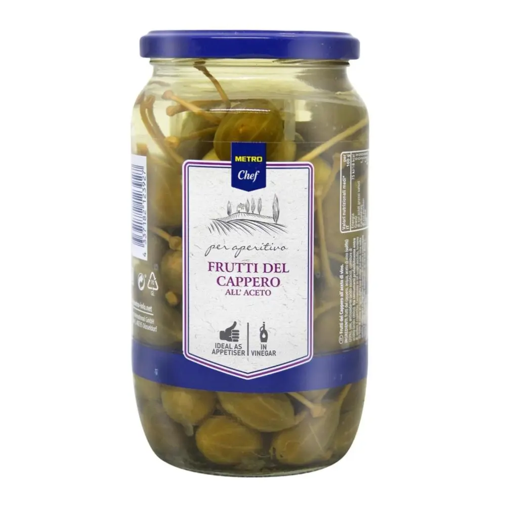 Nụ Bạch Hoa Ngâm Giấm, Fruitti di Cappero All Aceto (690g) - METRO CHEF